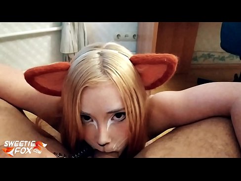 ❤️ Kitsune ngulu kontol lan cum ing dheweke tutuk ❤️❌ Porno vk ing kita